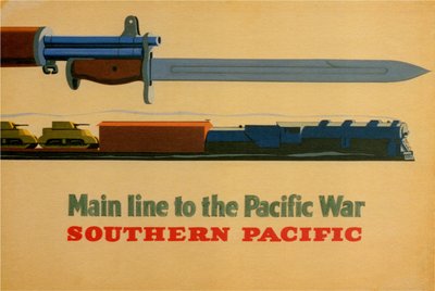 Main Line to the Pacific War, Southern Pacific Railroad by George Lerner and Lyman Power