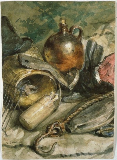 Still Life with Brown Jug by George Loring Brown