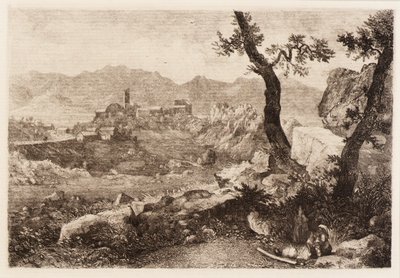 View near Rome by George Loring Brown