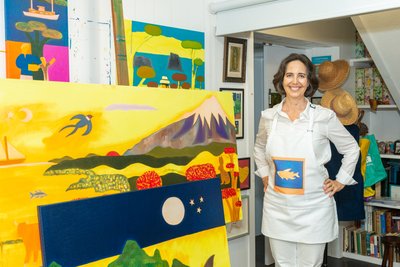 Cristina Rodriguez in her studio, 2022 by Bartolome Esteban and studio Murillo