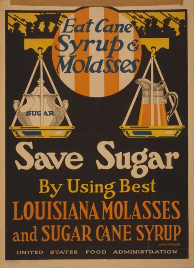 Eat cane syrup & molasses, save sugar by using best Louisiana molasses and sugar cane syrup by Bartolome Esteban and studio Murillo