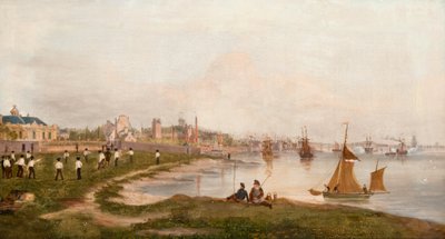 Magdalen Green Before the Dundee to Perth Railway by George McGillivray