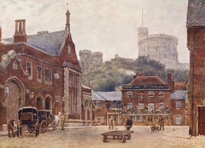 The Round Tower and the South-Western Railway Station by George Moore Henton