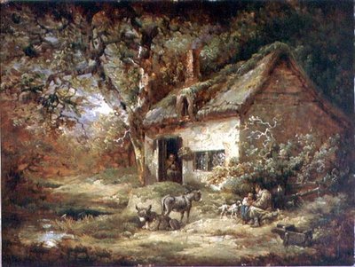 Cottage Door with a Donkey by George Morland