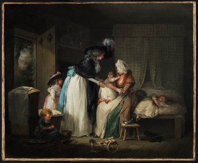 Visit to the Child at Nurse by George Morland