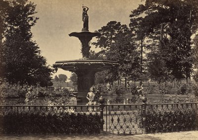 Fountain Savannah, Georgia by George N. Barnard