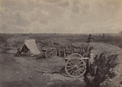 Rebel Works in Front of Atlanta, GA, No. 4 by George N. Barnard