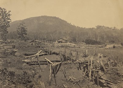 The Front of Kenesaw Mountain, Georgia by George N. Barnard