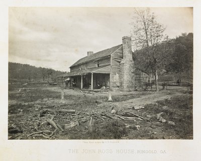 The John Ross House, Ringgold, Georgia by George N. Barnard