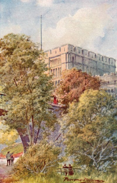 The Castle from the Moat Gardens by George Parsons Norman