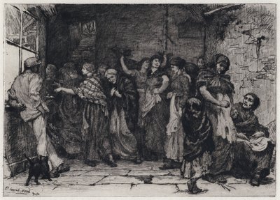 Pay-day in a Cotton Mill by George Percy Jacomb Hood