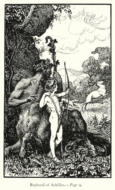 The Iliad: Boyhood of Achilles by George Percy Jacomb Hood