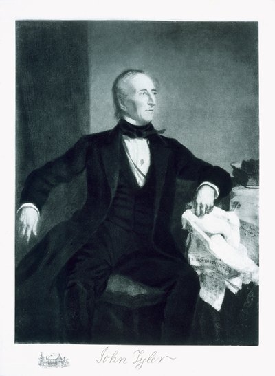 John Tyler, 10th President of the United States of America, pub. 1901 by George Peter Alexander Healy