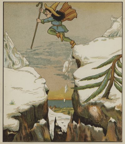 Illustration for Rumpelstiltskin by The Brothers Grimm by George R. Halkett