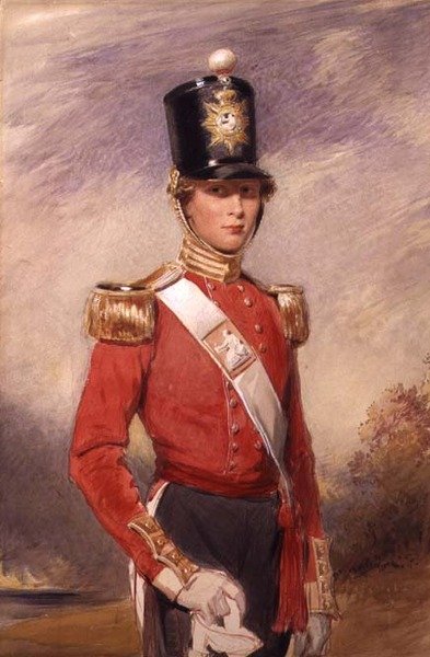 A Young Officer of the 9th Foot Regiment, Norfolk by George Richmond