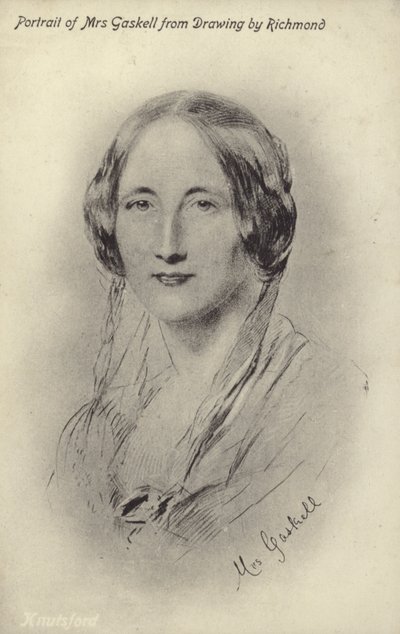 Mrs Gaskell, English Novelist and Short Story Writer by George Richmond