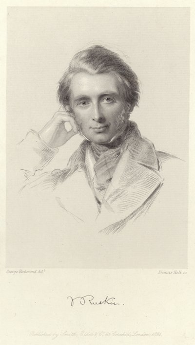 Portrait of John Ruskin by George Richmond