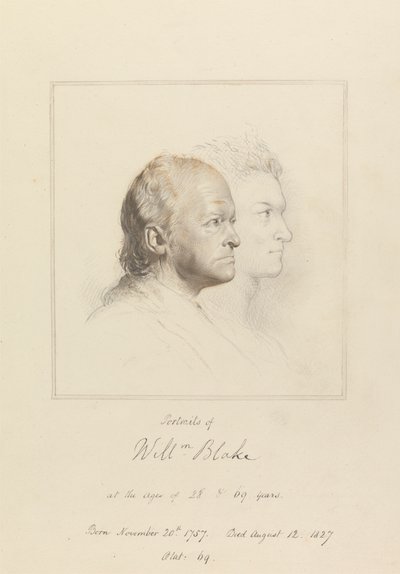 William Blake in Youth and Age by George Richmond