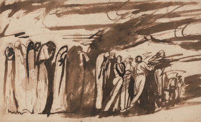 A Procession of the Damned: Study for the Damned in Dante