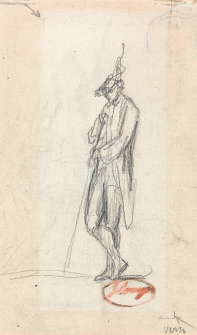 A Standing Male Figure by George Romney
