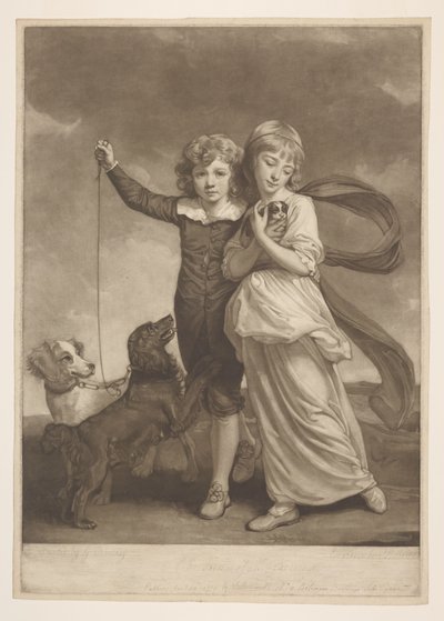 Children of Mr. Clavering by George Romney