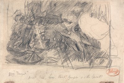 Composition Figure Study, Possibly Satan Presiding over Hell by George Romney