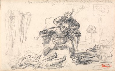 Demon Ruler and Subjects: "The Miserable Effects of War on John Bull..." by George Romney