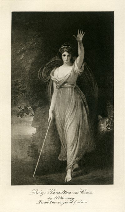 Emma Lady Hamilton by George Romney