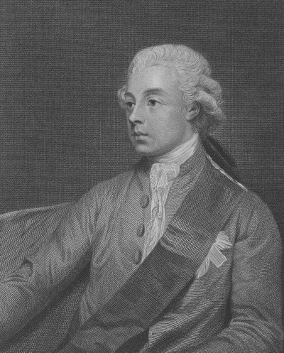 Frederick Howard, 5th Earl of Carlisle, engraved by John Keyse Sherwin, 1782 by George Romney