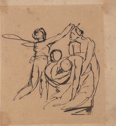 Mourning Group by George Romney