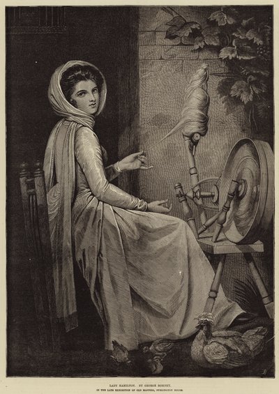 Lady Hamilton by George Romney