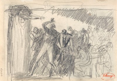 Macbeth: Banquet Scene by George Romney