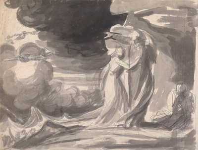 Miranda, Prospero, and Caliban: The Tempest by George Romney