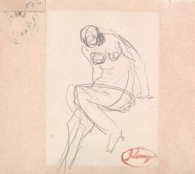 Seated Female Nude, Probably for 