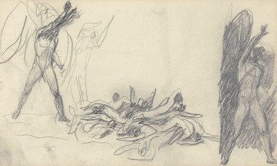 Sketchbook Drawing by George Romney