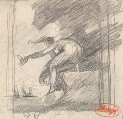 Study for Susan, When the Seas were Roaring by George Romney