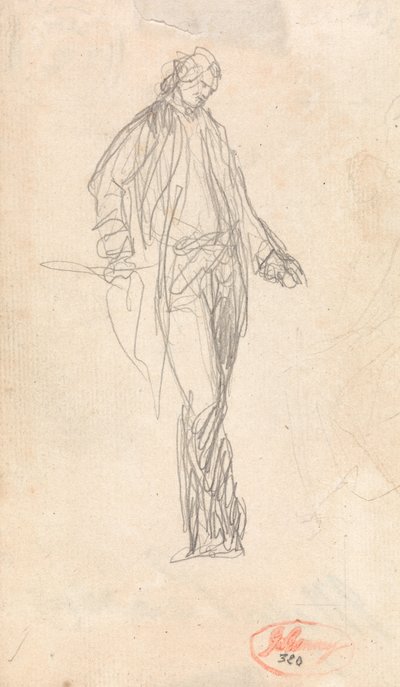 Study for the Figure of Major Thomas Pearson by George Romney