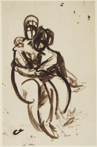 Study for the Portrait of the Milner Sisters by George Romney