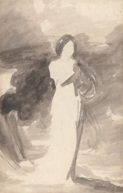 Study of a Lady Standing by George Romney