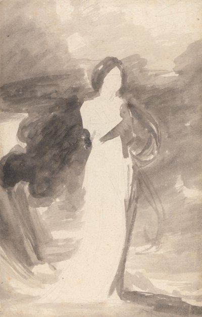 Study of a Lady Standing by George Romney