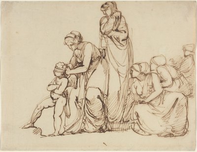 The Blindfolding of Cupid by George Romney