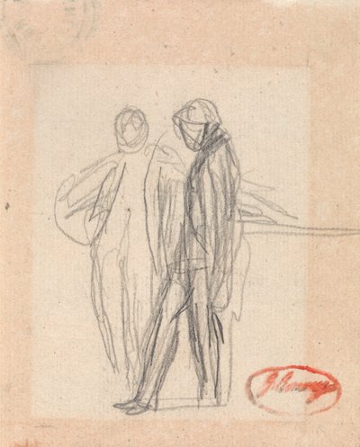 Two Standing Figures by George Romney
