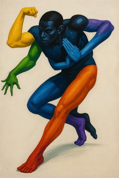 Momentum of Identity, 2025 by George Rosaly