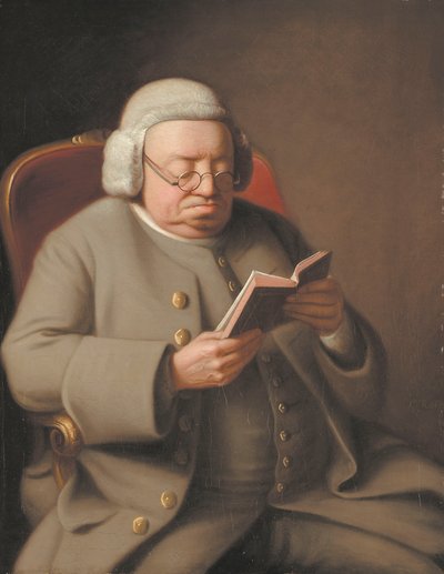 Portrait of Isaac Brodeau Reading a Book by George Roth