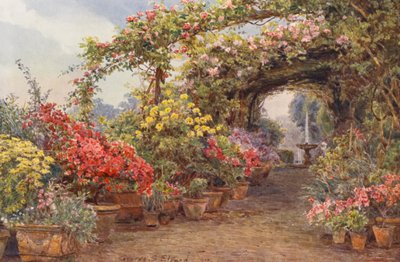 Italian Gardens: A Florentine Terrace by George Samuel Elgood