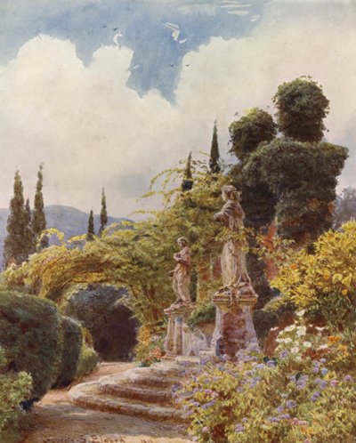 Italian Gardens: Gateway, Villa Arson by George Samuel Elgood