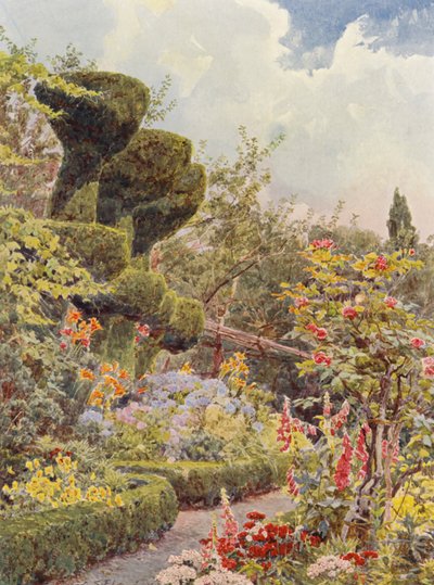 Italian Gardens: La Badia, The Monastery Garden by George Samuel Elgood