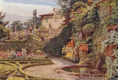 Italian Gardens: The Palazzo from the Parterre, Villa Palmieri by George Samuel Elgood