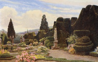 Italian Gardens: The Parterre, Villa Garzoni by George Samuel Elgood