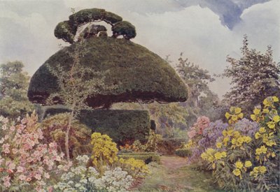 The Yew Arbour, Lyde by George Samuel Elgood